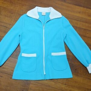 Vintahe 1970s Catalina Women's Light Blue Leisure Jacket